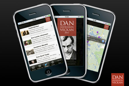 Nu lanseras App för Dan Anderssonveckan 2011