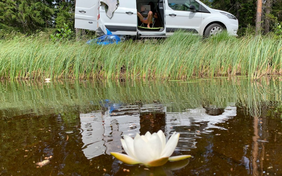 Mobila sommarkontoret